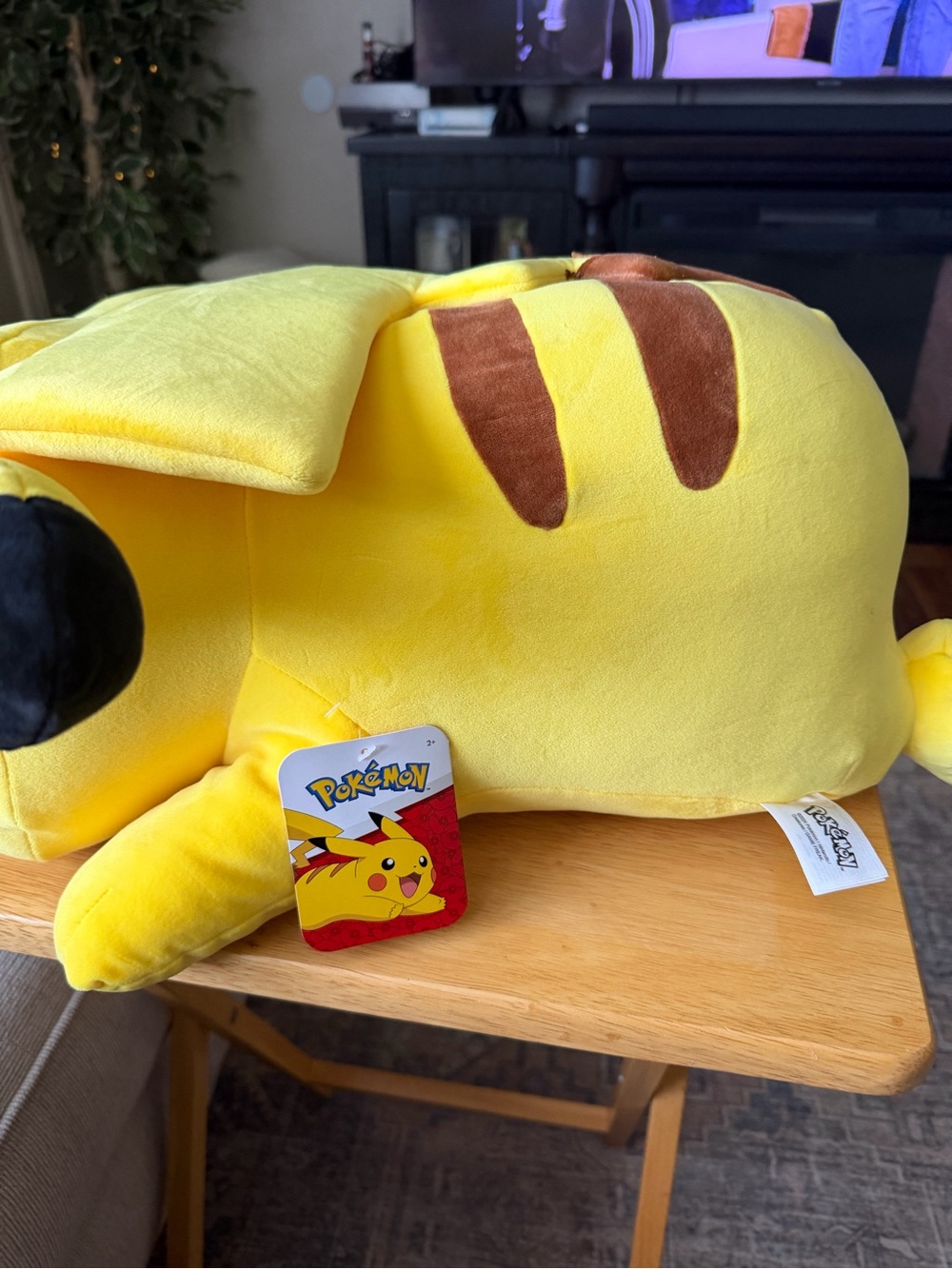 Pokemon Pikachu Yellow Brown Plush Stuffed Toy
